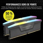 RAM Memory - CORSAIR - Vengeance RGB DDR5 RAM 64GB (2x32GB) 6000MHz CL30 AMD Expo iCUE Compatible - Gray (CMH64GX5M2B6000Z30) – Bild 3