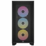PC case - CORSAIR - 3000D RGB AIRFLOW - ATX Mid-tower - 3 AR120 RGB fans - Black - (CC-9011255-WW) - Image 2