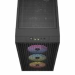 PC case - CORSAIR - 3000D RGB AIRFLOW - ATX Mid-tower - 3 AR120 RGB fans - Black - (CC-9011255-WW) - Image 4