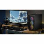 PC case - CORSAIR - 3000D RGB AIRFLOW - ATX Mid-tower - 3 AR120 RGB fans - Black - (CC-9011255-WW) - Image 6