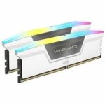 RAM Memory - CORSAIR - Vengeance RGB DDR5 RAM 32GB (2x16GB) 6000MHz CL30 Intel XMP Compatible iCUE - White - Image 3