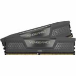 RAM Memory - CORSAIR - Vengeance DDR5 RAM 64GB (2x32GB) 5600MHz CL40 AMD EXPO iCUE Compatible - Gray (CMK64GX5M2B5600Z40)