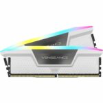 Corsair Vengeance RGB DDR5 32 GB (2 x 16 GB) 6000 MHz CL36 - White - Dual Channel Kit 2 RGB DDR5 PC5-48000 RAM strips -