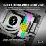 Corsair Vengeance RGB DDR5 32 GB (2 x 16 GB) 6000 MHz CL36 - White - Dual Channel Kit 2 RGB DDR5 PC5-48000 RAM strips - - Image 4