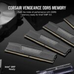 RAM Memory - CORSAIR - Vengeance DDR5 RAM 32GB (2x16GB) 5600MHz CL40 Intel XMP iCUE Compatible - Black (CMK32GX5M2B5600C40) - Image 2