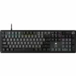 Mechanical gaming keyboard - CORSAIR - K70 CORE RGB - CORSAIR Red linear switches - Soundproofing - Rotary wheel - Gray