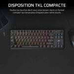 Gaming Keyboard - CORSAIR - K70 Core TKL - RGB - MLX Red v2 Switches - Wired - Image 3