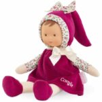 Doudou - COROLLE - Miss Rose Grenadine - 25 cm - vanilla scent - from birth - Image 3