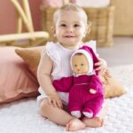 Doudou - COROLLE - Babipouce Rose Grenadine - 28 cm - vanilla scent - from birth - Image 4