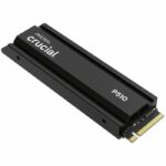 CRUCIAL - P510 - Internal SSD - 1 TB - PCIe Gen4 NVMe M.2 - With heatsink - Read speed up to 1100 MB/s - CT1000P510SSD5