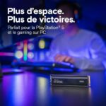 CRUCIAL - P510 - Internal SSD - 1 TB - PCIe Gen4 NVMe M.2 - With heatsink - Read speed up to 1100 MB/s - CT1000P510SSD5 - Image 3