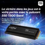 CRUCIAL - CT2000T500SSD5 - Internal SSD - 2TB - M.2 - HEATSINK - Image 2