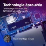 CRUCIAL P3 Plus 2TB PCIe 4.0 NVMe M.2 2280 SSD Hard Drive - Image 4