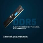 RAM Memory - CRUCIAL - DDR5-4800 UDIMM - 8 GB (CT8G48C40U5) - Image 3