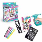 Canal Toys - Airbrush Art - Poster Creation Kit with electronic spray, stencils and markers - AIR 015