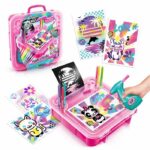 Canal Toys - Airbrush Art - Activity case with electronic spray, stencils and markers - AIR 017