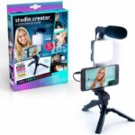 Vlogging kit - Studio Creator - Podcast & Vlogging kit with light and microphone - INF 033 - Canal Toys