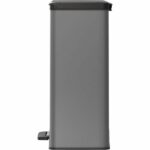 Rectangle Trash Can - DECO BIN - CURVER - 65L - Large capacity - 49 x 32 x 61 cm - Anthracite - Image 3