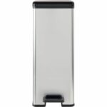 Slim Bin - SLIM BIN - CURVER - 40L - Space saving - 40 x 25 x 61 cm - Metallic grey - Image 6