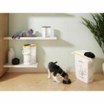 CURVER Food container Le Diner is served - 4 kg - 10 L - White and black - For cat - Image 2