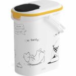 CURVER Food container Diner is served - 4 kg - 10 L - White and black - For dog