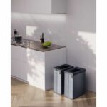 Recycling bin - VERTO - CURVER - 54 L - Pearl grey - Image 2