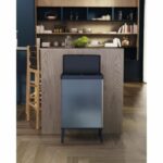 Floor-standing trash can - VERTO - CURVER - Touch opening - 54 L - Pearl blue - Image 4