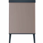 Floor-standing bin - VERTO - CURVER - Touch opening - 54 L - Pearl pink - Image 3