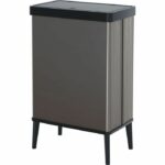 Floor-standing bin - VERTO - CURVER - Touch opening - 54 L - Pearl grey