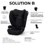 AUTO SEP SOLUTION B I -FIX Volcano Black Cybex - Group 2/3 - Black - Image 2