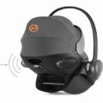 Cloud G CYBEX i-Size baby car seat - Reclining - Breathable fabric - Airplane approval - Moon Black - Image 3