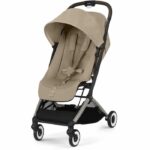 CYBEX - Ultra-compact and comfortable stroller - ORFEO - 4 wheels - Almond Beige - Image 4