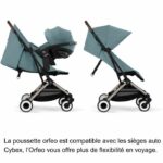CYBEX - Ultra-compact and comfortable stroller - ORFEO - 4 wheels - Stormy Blue - Image 2