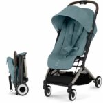 CYBEX – Ultra-compact and comfortable stroller – ORFEO – 4 wheels – Stormy Blue