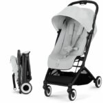 CYBEX – Ultra-compact and comfortable stroller – ORFEO – 4 wheels – Fog Grey