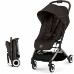 CYBEX – Ultra-compact and comfortable stroller – ORFEO – 4 wheels – Chocolate Brown