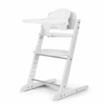 High chair - CYBEX - IRIS 3-in-1 - Wood - Baby set & tray included - All White