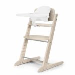 High chair - CYBEX - IRIS 3-in-1 - Wood - Baby set & tray included - All Natural