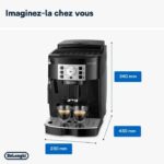 Automatic espresso machine with grinder - Delonghi Magnifica s ecam22.140.b - black - Image 6