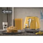 DELONGHI ICONA CAPITALS Toaster 2 slices - 900W - 3 function toaster - Pastry warmer included - Yellow - Image 6