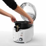 DELONGHI F38436 RotoFry Classic Electric Fryer - White - Image 2