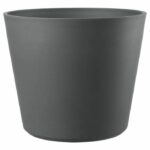 Flower pot - DEROMA - Origin - 85 L - On wheels - Grey