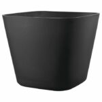 Square flower pot - DEROMA - Origin - 12 L - Anthracite