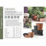 Square flower pot - DEROMA - Origin - 12 L - Terracotta - Image 6