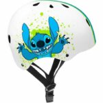 Skate helmet - DISNEY - STITCH - Adjustable head circumference 53/57cm - Internal ventilation and foam for greater comfort