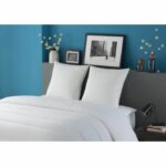 Dodo lot of 2 trendy pillows - 60 x 60 cm - 100% polyester fiber hollow silicone polyester - white – Bild 4