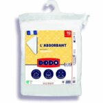 Absorbent mattress protector - 90x190 cm - polyester