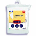 Absorbent mattress protector - 140x190 cm - polyester