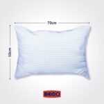 DODO medium pillow 50x70 cm - Anti-bug, anti-mite protection - 550 gr - White - Made in France – Bild 2