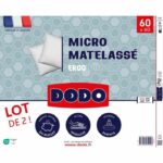 DODO - Set of 2 pillows - MICRO QUILTED - 60 x 60 cm - White - Image 3